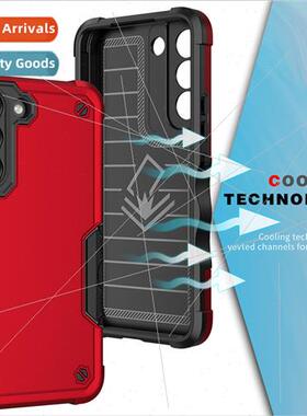 适用 Samsung A02S military flag phone case A21S 2-in-1 anti-