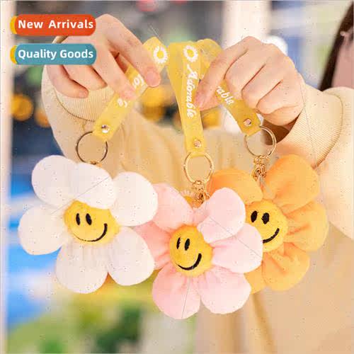 Sunflower keychain cartoon cute key pendant creative girl he