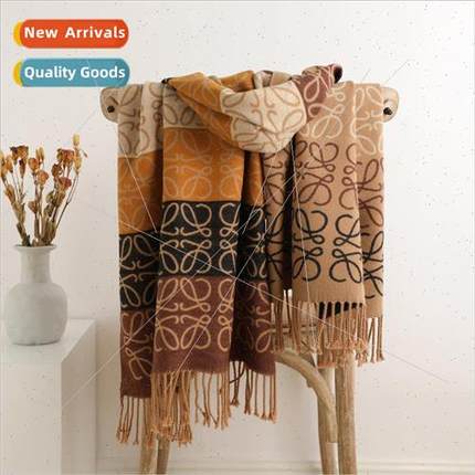 Scarf female fall and winter faux cashmere shawl wool scarf