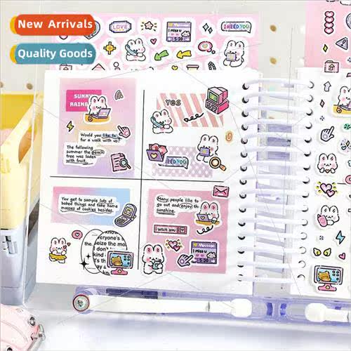 Happy Secrets Series Stickers Cartoon Mini Cute mple Pen Ani