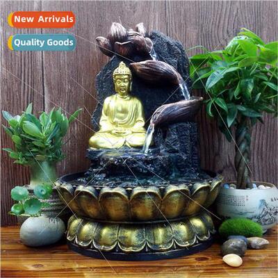 Creative  of Buddha resin crafts indoor running water orname