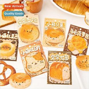 Story Cute times stickers stic Bread shaped Sticky cartoon