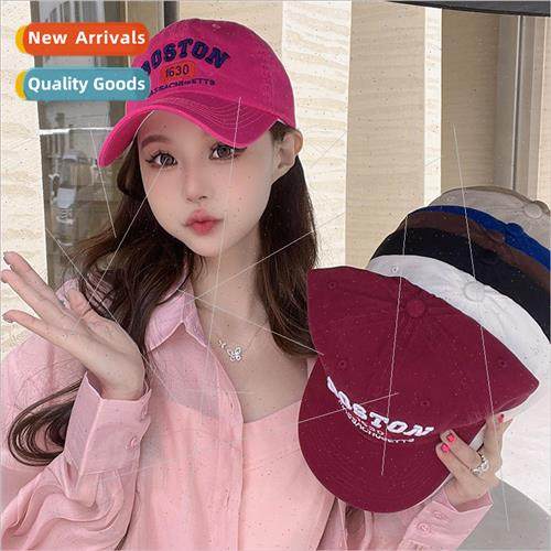 Spring and summer new match show face small baseball cap chi
