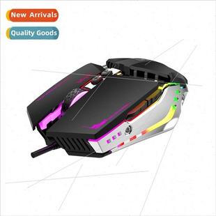 gaming big BAJEAL mouse Gaming luminous USB fire