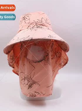 Tea picking hat female summer 2021 new dry farming sunscreen