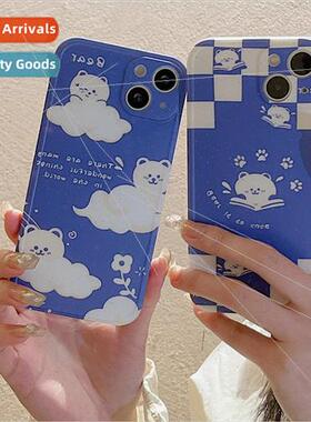 适用 iPhone13pro max cartoon ins white cloud bear apple 12 p