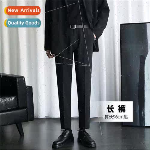 Small suit pants mens drape nine pants Korean nd Slim small