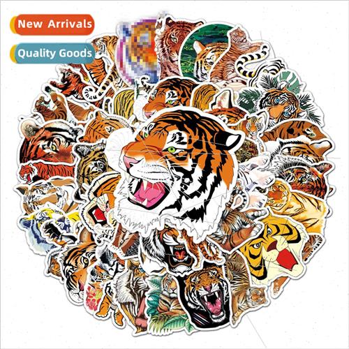 50 Tiger Creative Trend Graffiti Stickers ggage Scooter Tabl