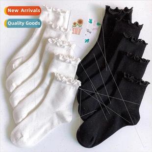 and winter edge womens female ear fall wooden Socks Japanese