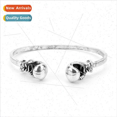 2018 New Jewelry Fitness Sports Boxing Gloves Open Bracelet