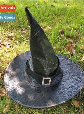Halloween Hat Harry Potter Wizard Black Witch Pointy Hat cos