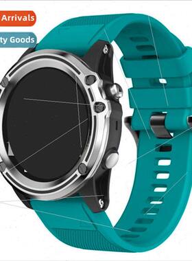 Silicone strap 适用 Garmin fenix5Plus Wristband with quick r