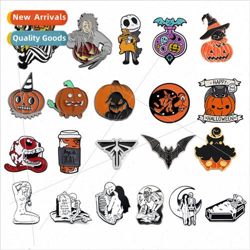 Halloween Brooch Christmas ght Frights Witch Hole Pumpkin He