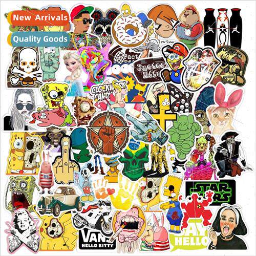 60 new quirky wind stickers decorative water cup cell phone
