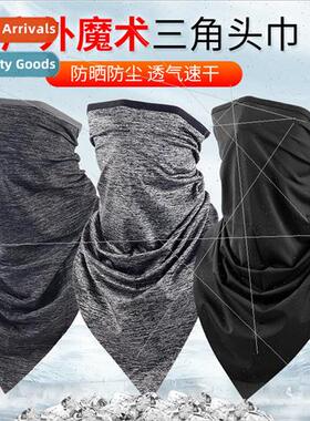 Summer sunscreen mask magic bandana men outdoor triangular s