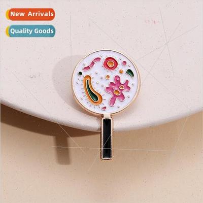 New magnifying glass microscope cell nucleus creative metal