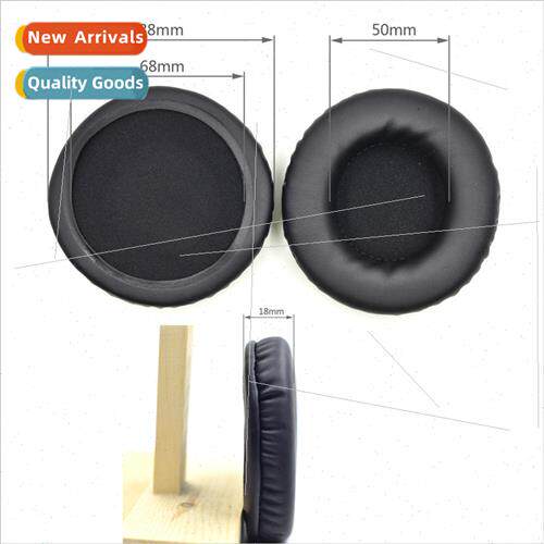适用 diameter 90mm PU leather back voltage ear cushion headp