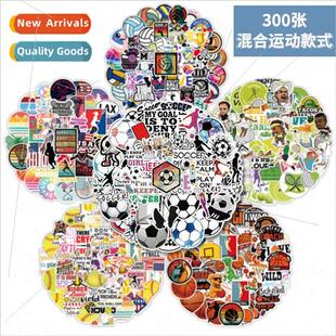 50-300 cartoon sports mix and match graffiti stickers trolle