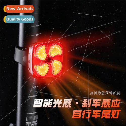 Mountain Bike Tail ght USB Rechargeable ght Riding Flashing