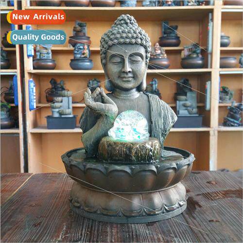 Flowing water ornament water feature Chinese east Asian Budd