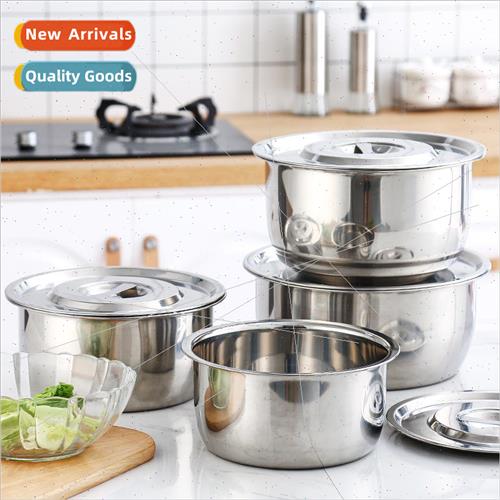Stainless steel oil pot with lid flavor cup round cooking ki