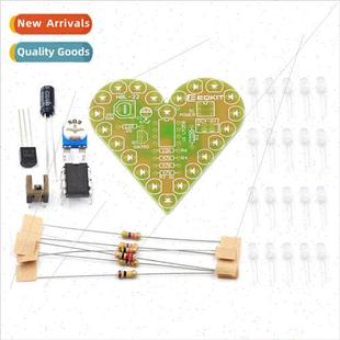 Shape Heart Breathing ght DIY Electronic Kit Kits
