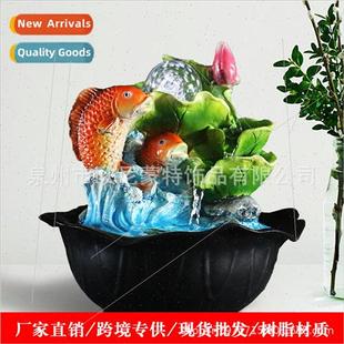 shui wheel water Chinese ornaments feng fountain rockery