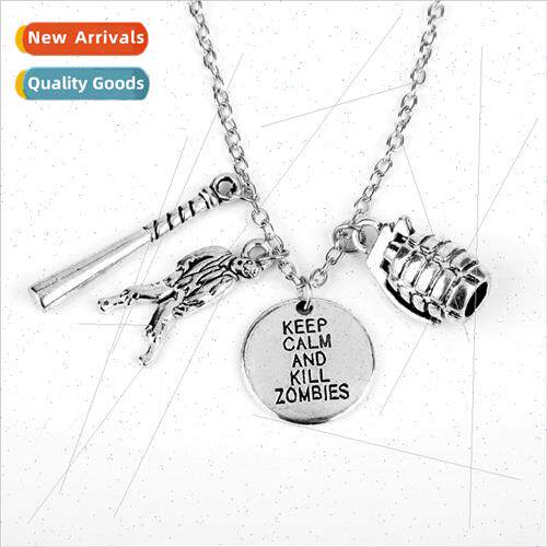 Jewelry Walking Dead Grenade Baseball Bat Zombie Zombie Pend