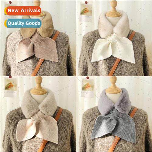 Koreas new imitation otter rabbit hair scarf female autumn a