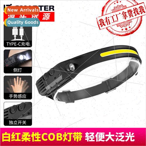 New LED mini multi-function waving sensor head mounted light