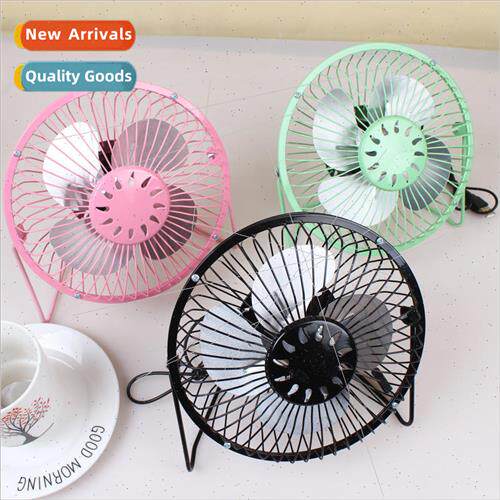 usb metal fan 6 inch plug-in small fan student dormitory iro