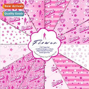 material paper Barbie decorative pink innoc pack