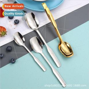 304 stainless steel square head spoon restaurant household s