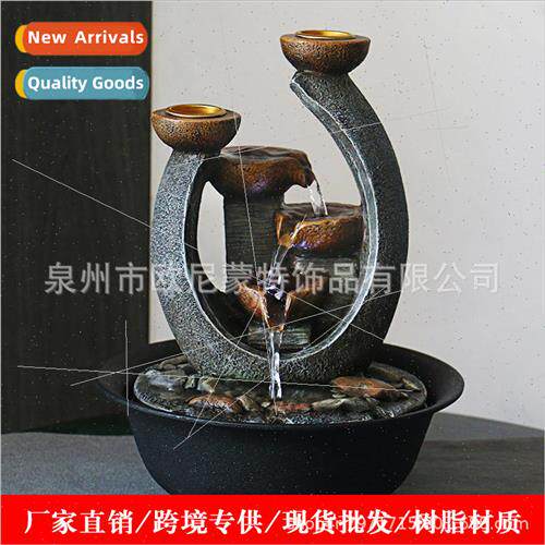 simple desktop candle fountain fountain ornament office home