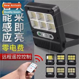 LED Wall Outdoor Patio Sensor Body ght Set ghting Solar New
