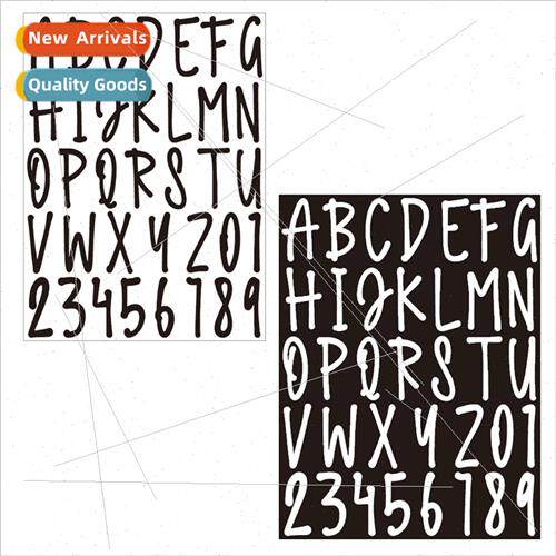 2 inch vinyl alphanumeric self-adhesive PVC waterproof oil-p