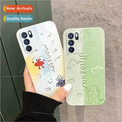 适用 OPPO Reno6pro cell phone case Realme X7 straight edge s