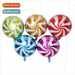 pinwheel round lollipop aluminum Childrens balloons inch