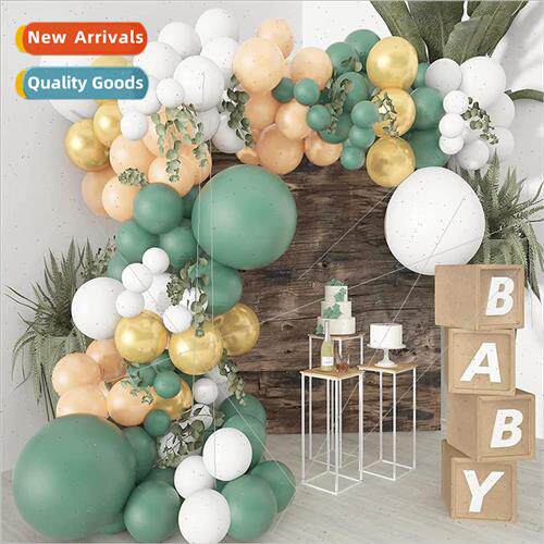 New ins retro color balloon chain garland set birthday party