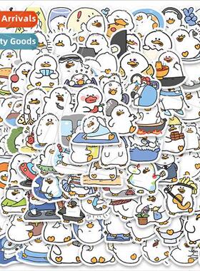 100 cartoon Fafu duck stickers decorative suitcase water cup