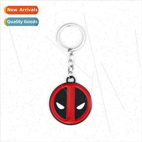 Movie Deadpool Deadpool logo alloy keychain charm jewelry