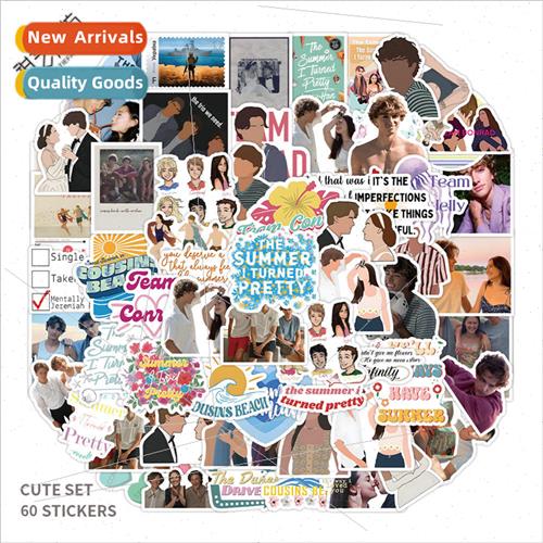 60 American drama I become beautiful summer doodle stickers
