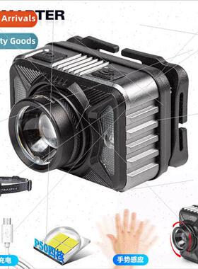 LED Mini Multi-function Waving Sensor Headlamp XPG High Brig