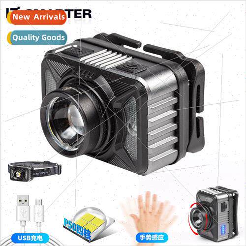 LED Mini Multi-function Waving Sensor Headlamp XPG High Brig
