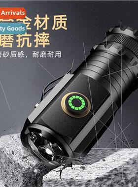 New mini flashlight strong ultra-bright portable rechargeabl
