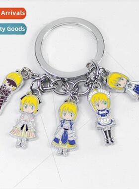 Peripheral ght of Destiny colorful metal figurine keychain p