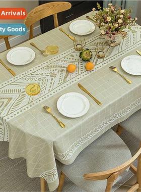 Long oval tablecloth waterproof oilproof anti-scalding -wash