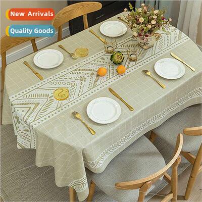 Long oval tablecloth waterproof oilproof anti-scalding -wash