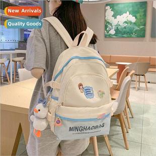 bag female girl capacity soft fresh shoulder small Large new