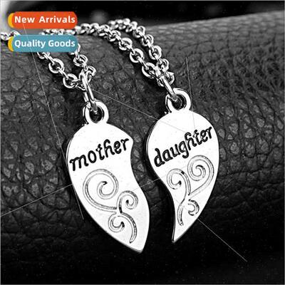 New mother-daughter affinity splicing necklace simple retro